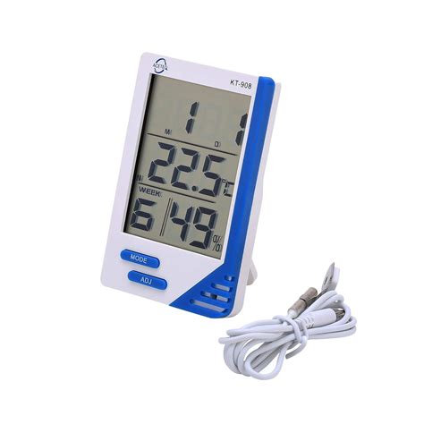 Thermocare Plastic Aceteq Digital Room Thermometer and Hygrometer ...