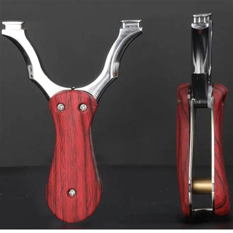 Folding Alloy Wooden Handle Pocket Slingshot – INDIAN SLINGSHOT