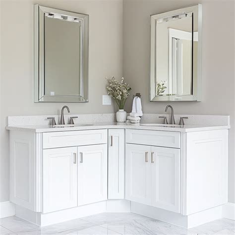 17 Brilliant Bathroom Corner Vanity Ideas to Save Space & Add Style