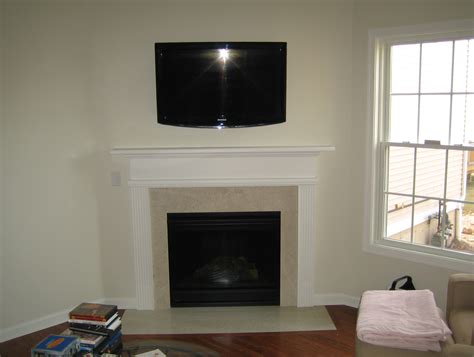 Above Fireplace Tv Mount | Home Design Ideas