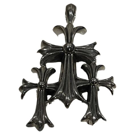 超特価国産 ヤフオク! - CHROME HEARTS Center Cross Print L/S Tee/2212... お得セール