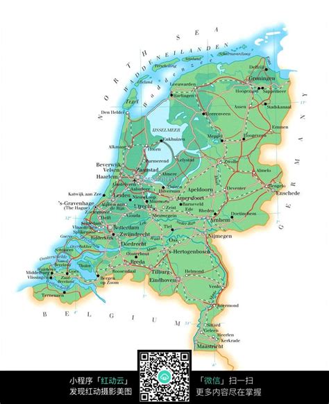 荷兰地图 的图像结果