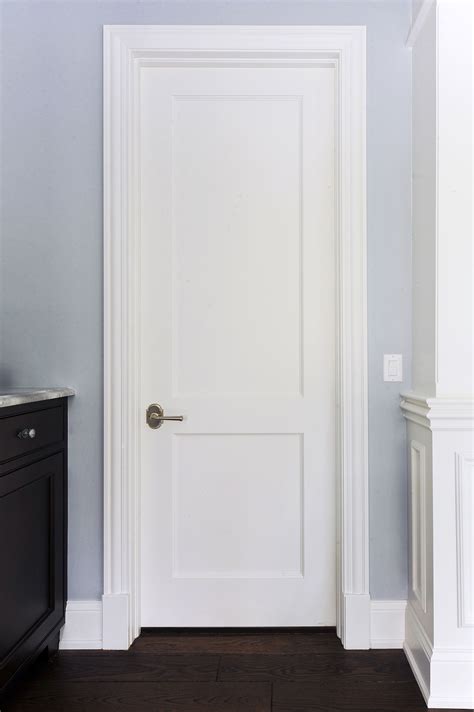 Powder Room White Interior Door 1044 Woodlawn Door Gallery, Euro ...