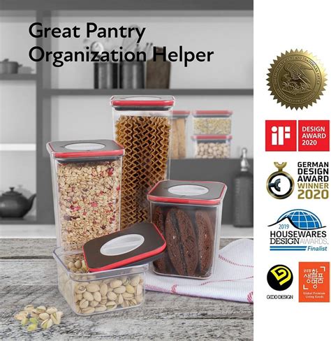 Buy Neoflam Smart Seal 8pc Patent Airtight Kitchen Pantry Canister ...