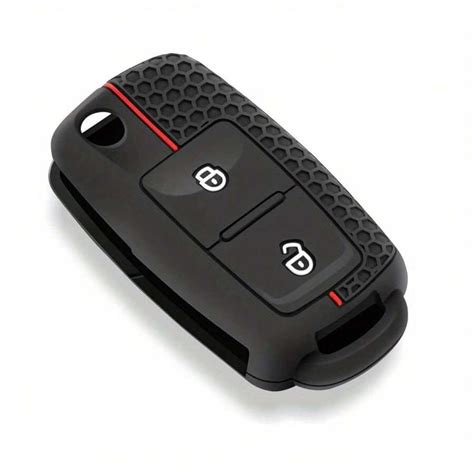 2 Buttons Silicone Remote Flip Car Key Cover Case For Vw MK4 Seat Altea ...
