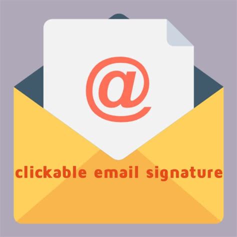Image result for Clickable Email Signature