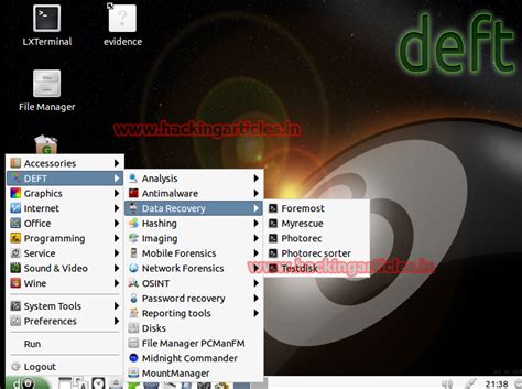Forensic Investigation Tutorial Using DEFT