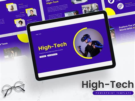 High-Tech PowerPoint Template 的图像结果