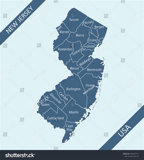 Nj Counties Map