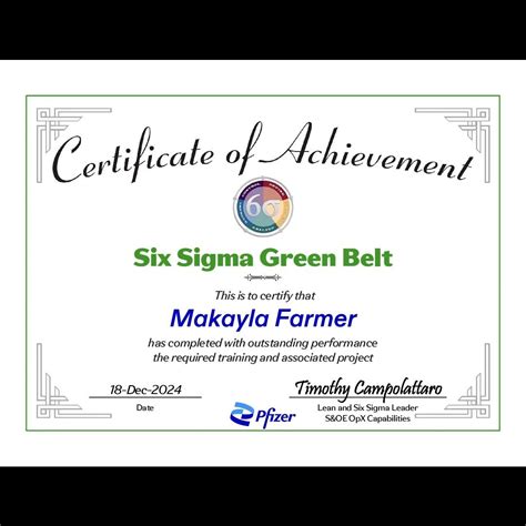 MaKayla Farmer on LinkedIn: Officially received my Green belt ...