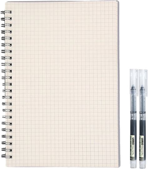 UIRIO A4 Spiral Journal Notebook, Math Engineering Graph Paper, Large 8x11.5 inches, HARDCOVER ...