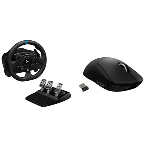 Buy Logitech G923 Racing Wheel and Pedals - Black & PRO X SUPERLIGHT ...