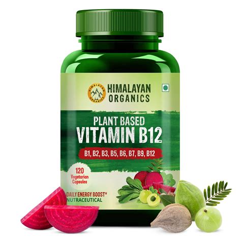 Vlado's Himalayan Organics Plant Based Vitamin B12 Supplement | B1,B2 ...