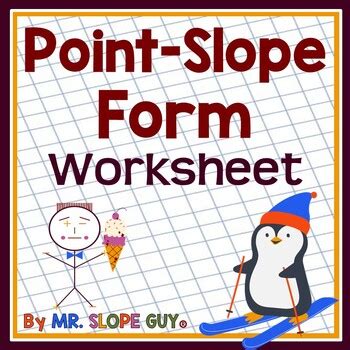 Image result for Point-Slope Equations Worksheet