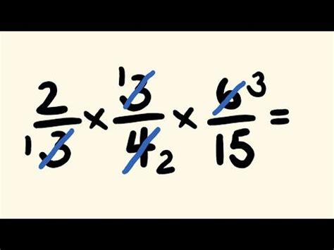 Image result for Multiplying Fractions Using Cancellation