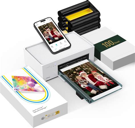 Portable Photo Printer - Compact Wireless Printer for Phones