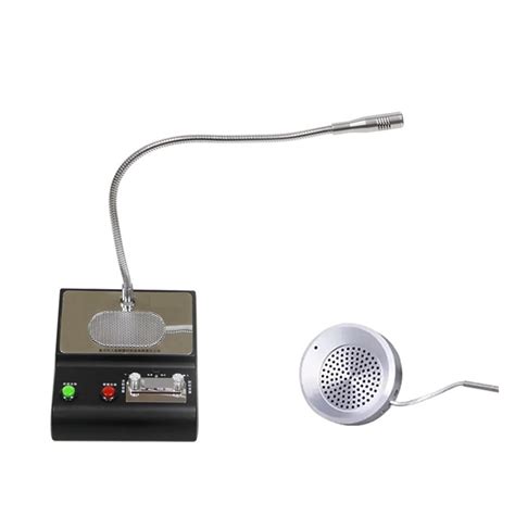 Buy HUACHEN-CHAO Dual Way Counter Intercom Bank Two-way Window Walkie ...