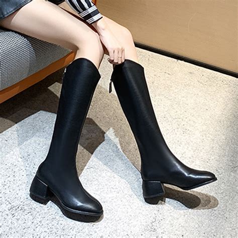 Lovskoo 2024 Women's Thigh-High Horse Riding Boots Leather Knee High ...
