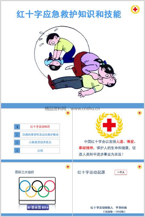 红十字应急救护知识和技能培训教材(PPT 79页)-员工管理-精品资料网
