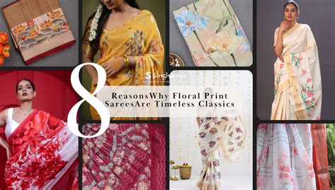 8 Reasons Why Floral Print Sarees Are Timeless Classics – Singhania's