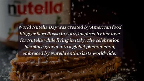 World Nutella Day
