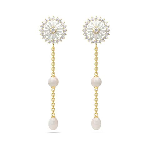 Joyalukkas 22KT Yellow Gold Drop Earrings for Girls : Amazon.in: Fashion