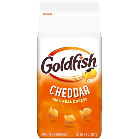 Pepperidge Farm Goldfish Cheddar Cheese Crackers, Baked Snack, 6.6 oz ...