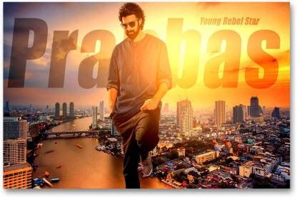 South Indian Actors Poster - Prabhas - HD Quality Wall Poster Paper ...