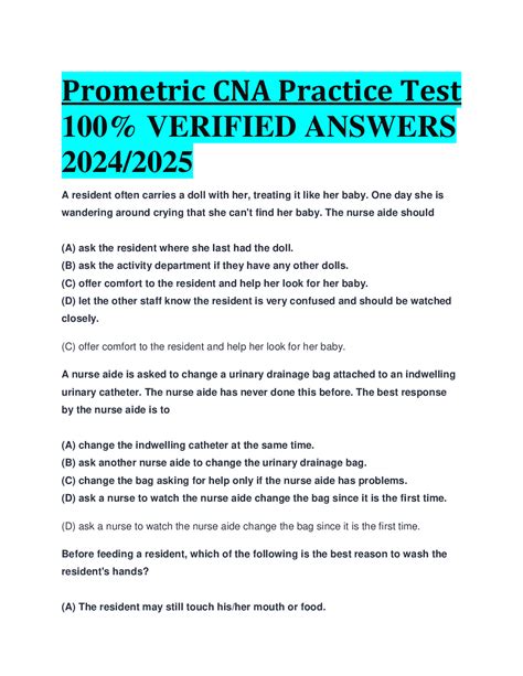Prometric Test for CNA 的图像结果