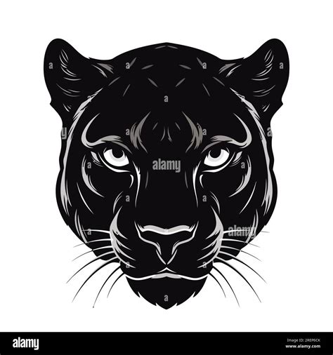 Panther Face Outline