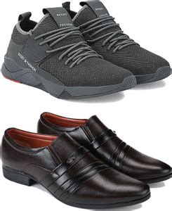 BERSACHE Bersache Combo Pack of 2 Sports Walking Gym sneakers Trekking ...