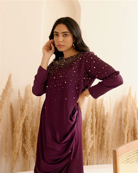 Buy Purple Tira Dress Online - Chique