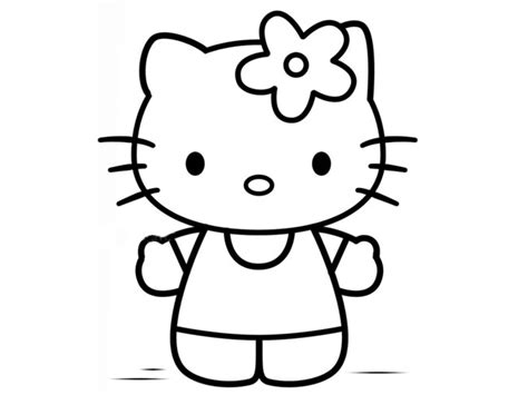 凯蒂猫简笔画图片 - 简笔画网