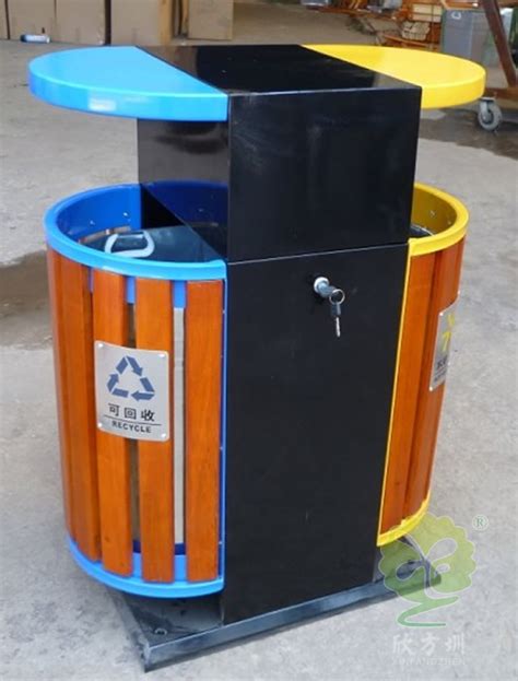 河源环卫钢木分类垃圾桶 | 广东垃圾桶