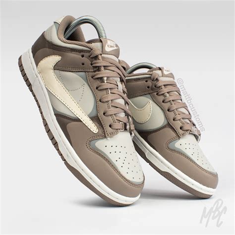 Reverse Swoosh Custom - Custom Nike Dunk Low Trainers – MattB Customs