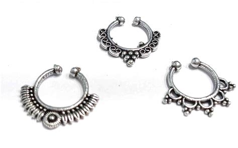 Buy GURJARI JEWELLERS Oxidised Silver-Toned Beautiful Design Colur full ...