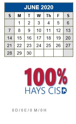 Buda Elementary School - School District Instructional Calendar - Hays ...