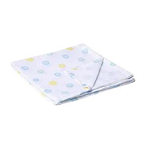 Plush Kids Premium Cotton Muslin Swaddle Wrap (115 x 115 cm, 0 to 6 ...