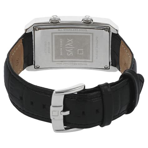 Buy Online Xylys Quartz Analog Silver Dial Leather Strap Watch for Men ...
