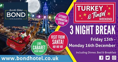 Turkey & Tinsel with Blackpool Illuminations at The Bond Hotel ...