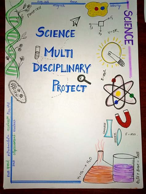 Simple Science Project Front Page 的图像结果