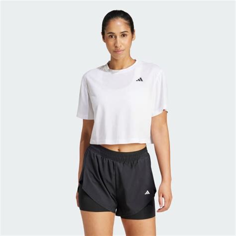adidas Train Essentials Boxy Workout Tee - White | Free Shipping with ...