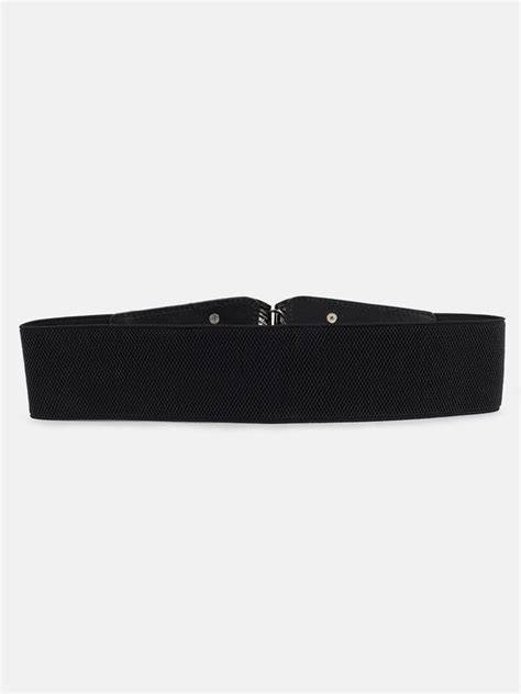 Buy Gunmetal Buckle Belt 124867BLACKNA – KAZO