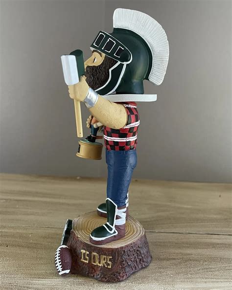 MICHIGAN STATE SPARTANS Paul Bunyan Rivalry Trophy Mascot Bobblehead #/321 NIB | eBay