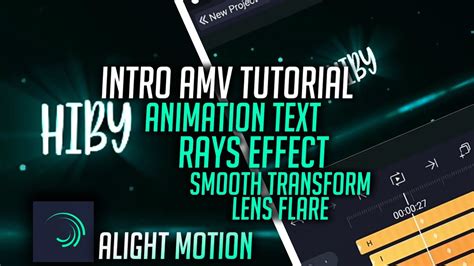 Tutorial How to make Intro Amv In Alight Motion