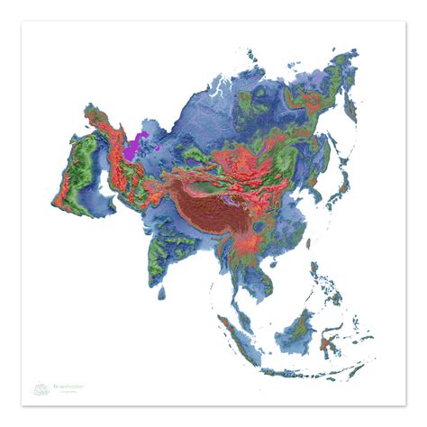 Printable Map Asia Get Asia Map Template For PowerPoint And Google