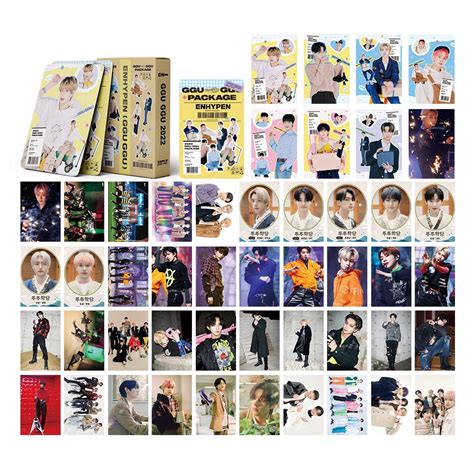 Buy Kpop ENHYPEN Photo Cards 55Pcs ENHYPEN Lomo Cards ENHYPEN GGU GGU ...