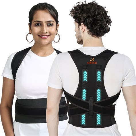 Buy AIKYAM Posture Corrector for Men and Women - Back Support Belt ...