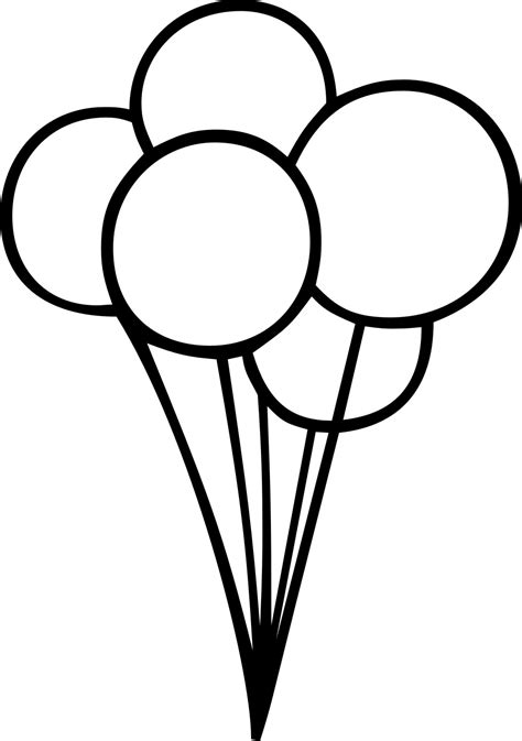 Free Balloon Outline, Download Free Balloon Outline png images, Free ClipArts on Clipart Library