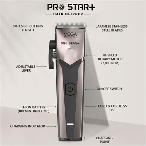 Vega Professional - Pro Star + Hair Clipper - VPPHC-11 - RUBNIC